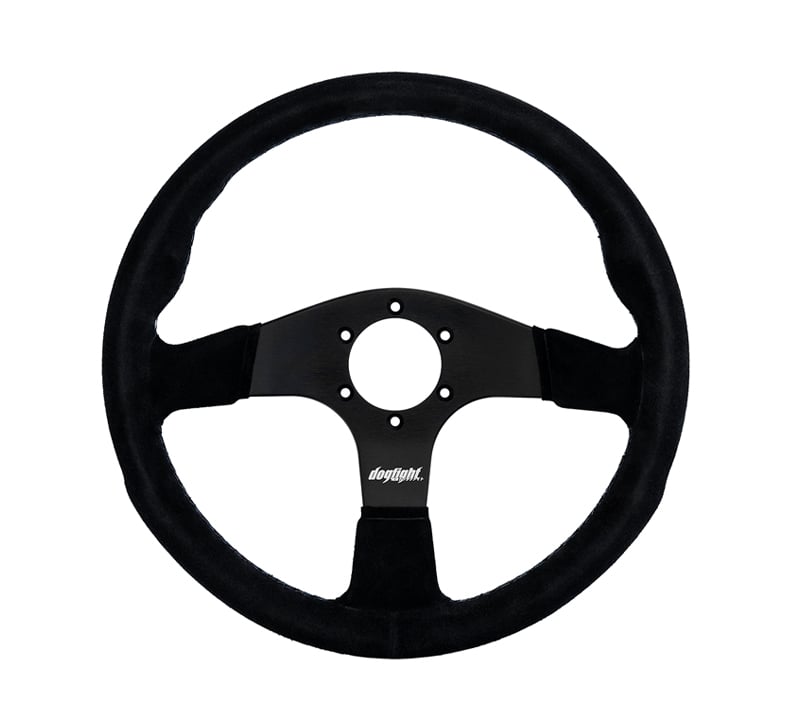 Dogfight SPL Race Pro Steering Wheel - 350mm Suede | NDF Café